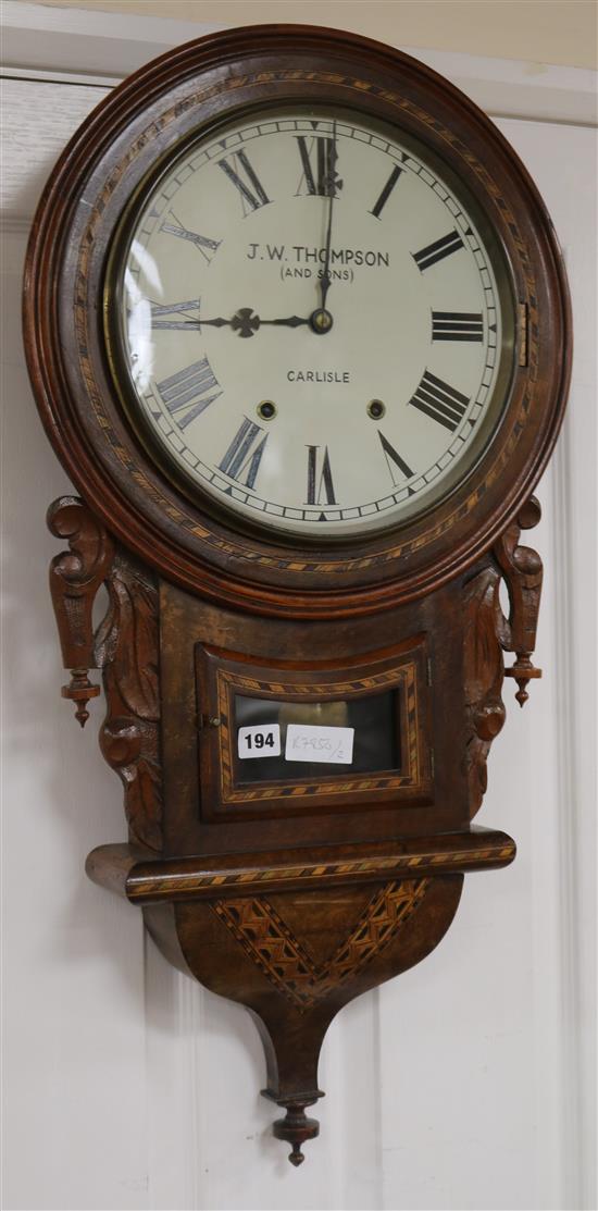 J.W.Thompson, Carlisle. A wall clock